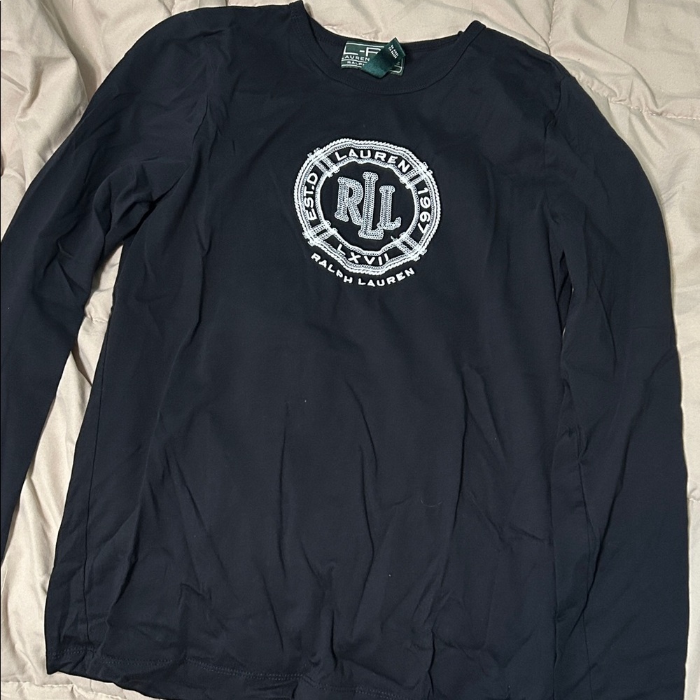 Lauren - Ralph Lauren Black Long Sleeve Tee